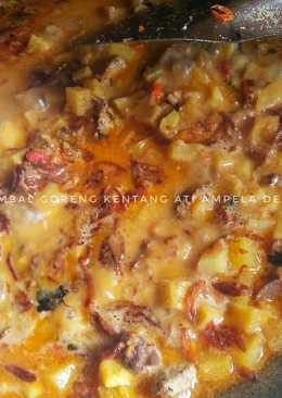 Sambal Goreng Kentang Ati Ampela Pakai Kuah