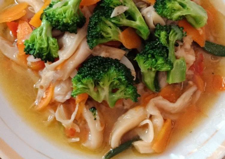 gambar untuk resep Tumis jamur brokoli