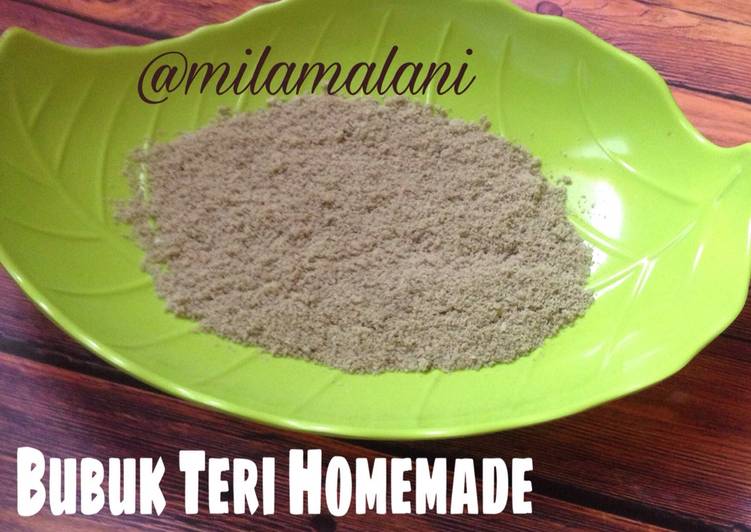 cara membuat Bubuk Teri Homemade MPASI