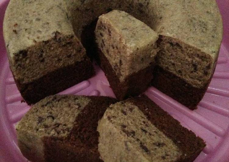 resep lengkap untuk Bolu white coffee