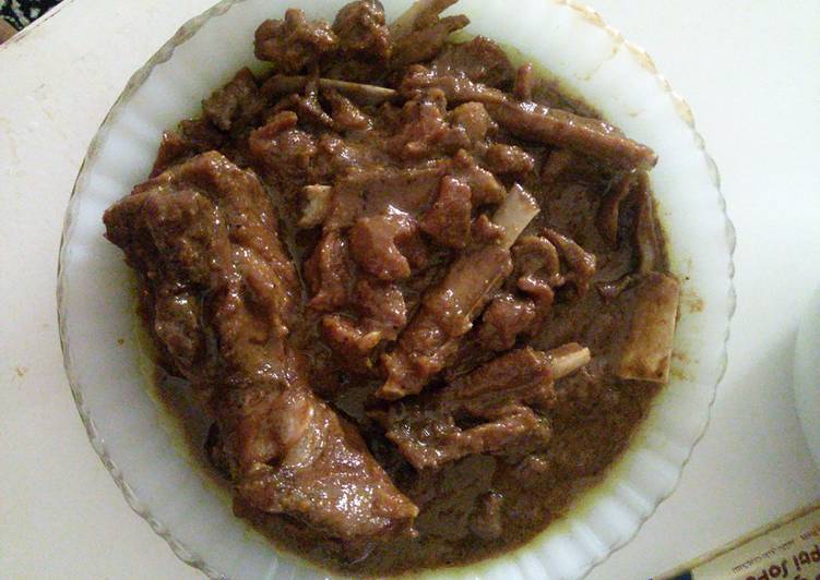 gambar untuk resep makanan Rendang daging kambing mudah nan enakk