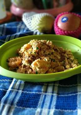 Udang goreng telur asin