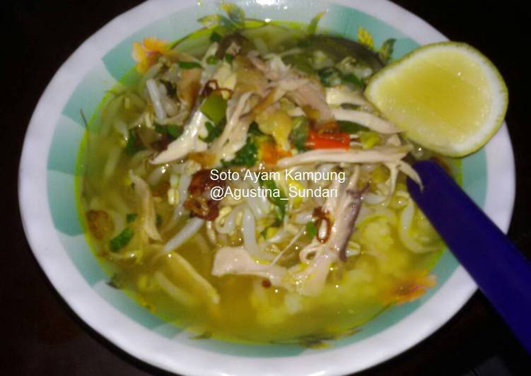 cara membuat 7. Soto Ayam Kampung versi Soto Solo