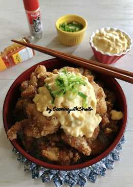 Chicken Karaage dengan Egg Mayo