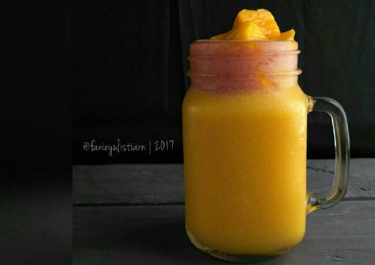 Resep Mango Pineapple Smoothies - Fanie | Nie's Kitchen