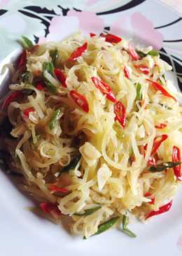 Tumis Pedas Pepaya Muda