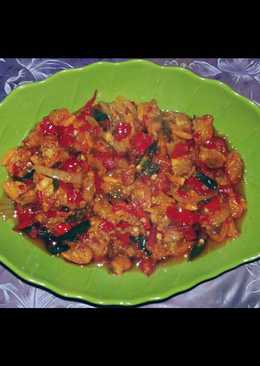 Sambel kerang asin pedes