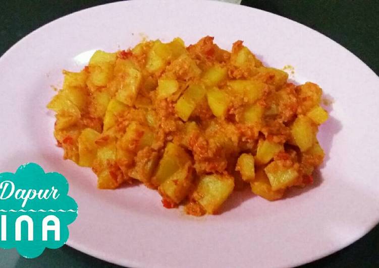 resep makanan Kentang Balado / Sambal Goreng Kentang