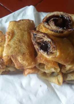 Risoles coklat lumer tanpa tepung roti