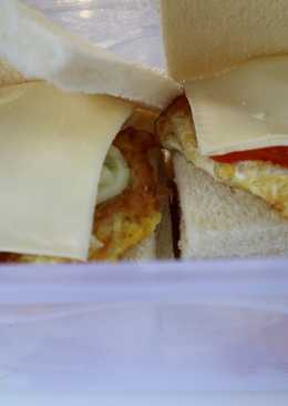 Sandwich Keju Telur Ceplok