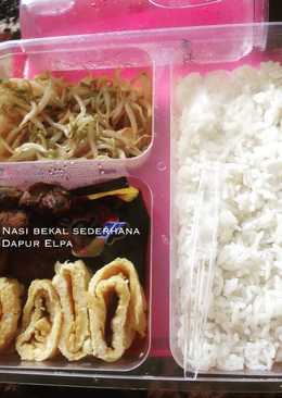 Nasi bekal sederhana