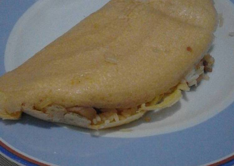 resep Omurice (Omelette rice)