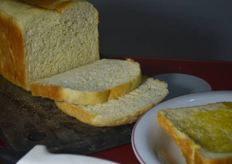 cara membuat Roti tawar (sponge)