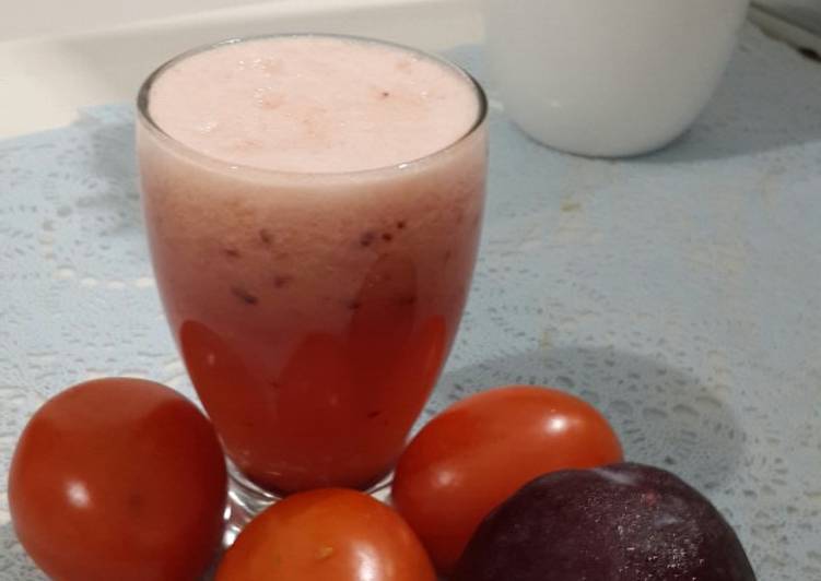 gambar untuk resep makanan Juice Tomato Plum Murni Tanpa Gula