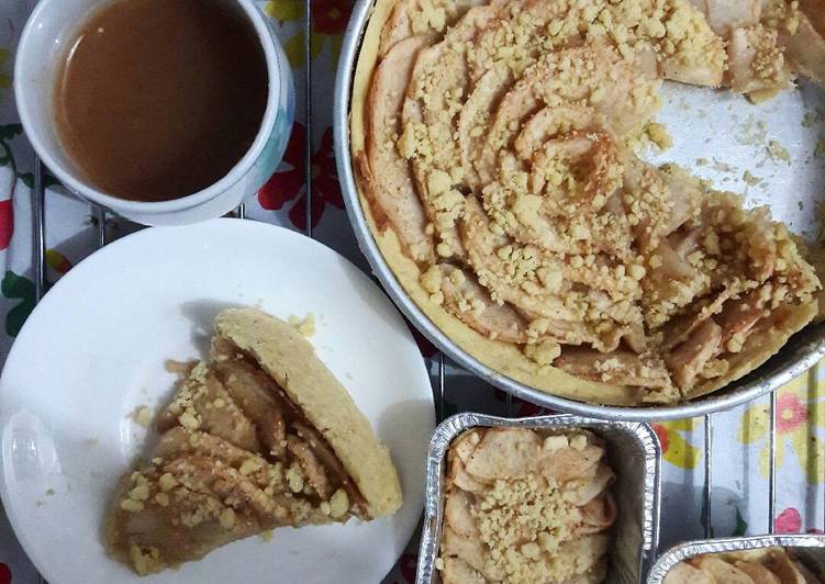 Resep Cinnamon Apple Pie with Caramel sauce