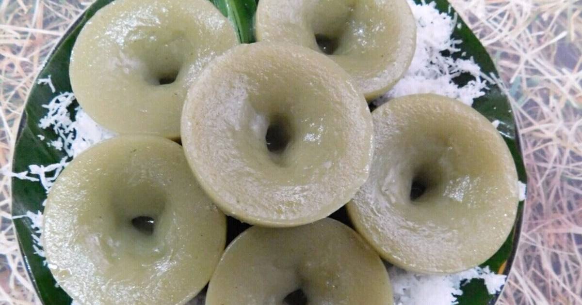 Resep Kue Lumpang asli daun suji dan pandan