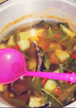 Sayur asem pake terasi