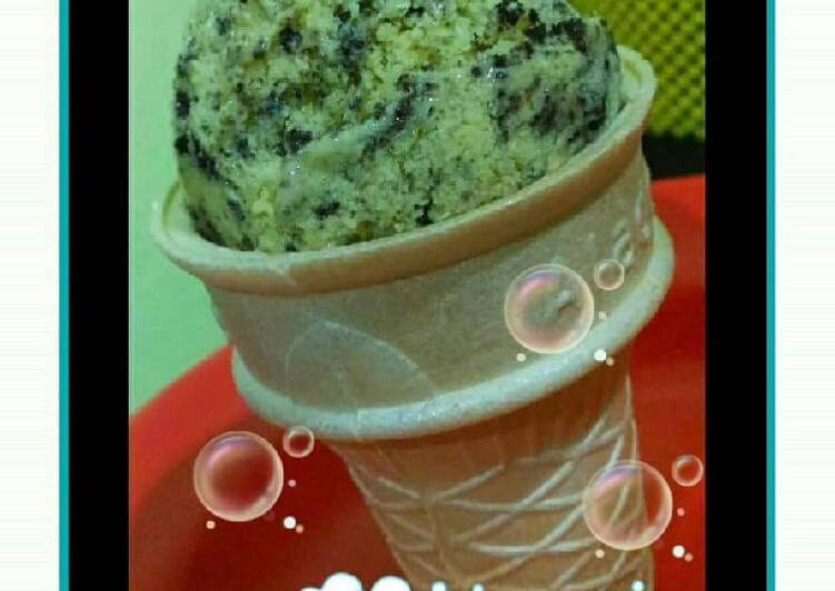 resep Es Krim Blender Oreo