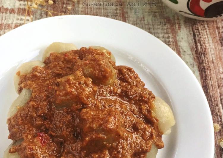 Cilok Bumbu Kacang ala susan #pekaninspirasi Aneka Jajanan SD