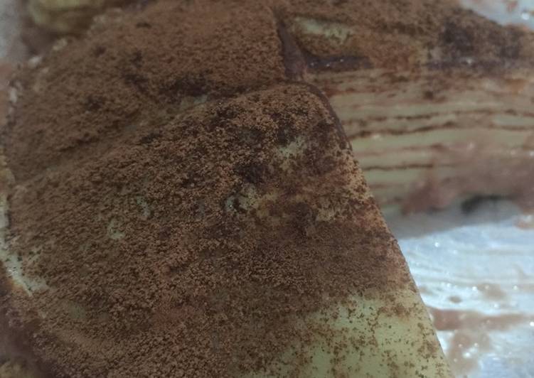 Resep Choco mille crepes