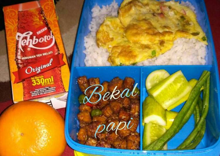 resep lengkap untuk Bekal suami tempe oreg