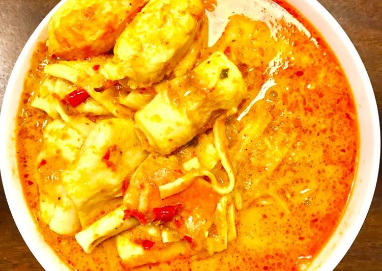 cara membuat Laksa Misua Seafood resep Tante Penang