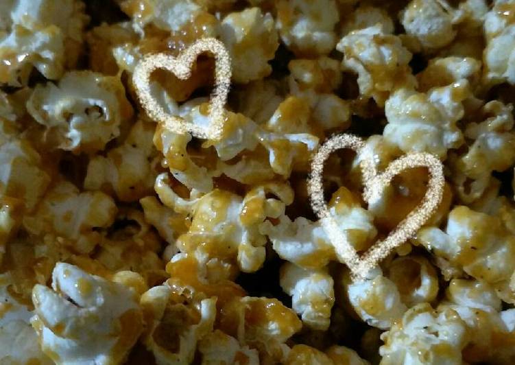 Resep Popcorn caramel Kiriman dari anak kos