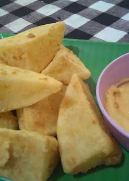 Kentang goreng saus keju #bikinRamadhanBerkesan