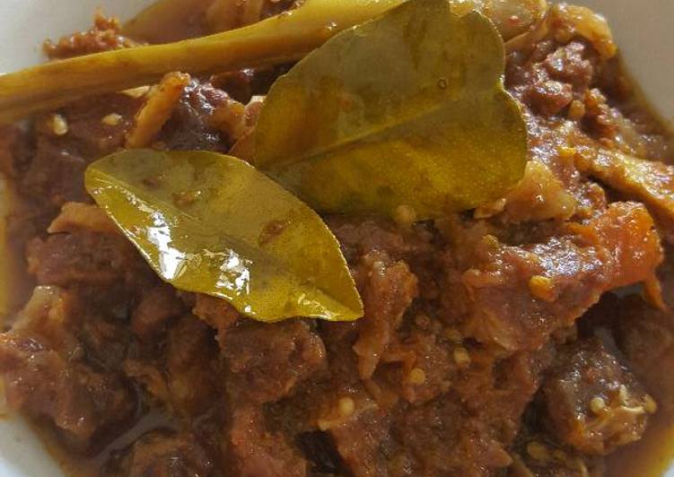 resep lengkap untuk Mercon daging iga sapi