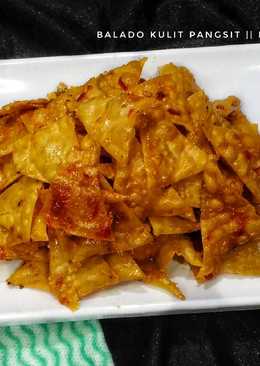 Balado kulit pangsit