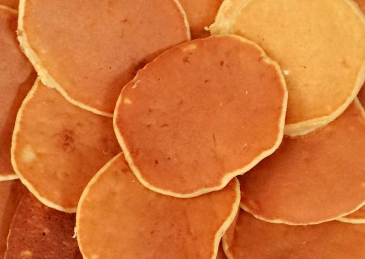 resep makanan MPASI 1 Tahun Banana Pancake Dorayaki Simple Enak