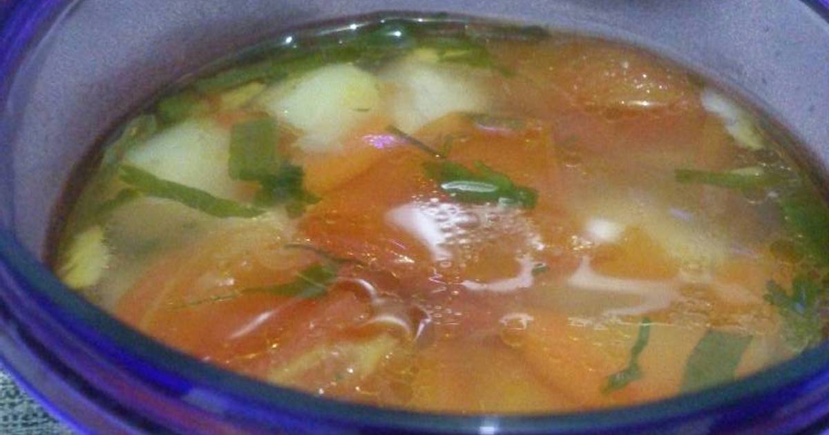 Resep Sayur Sop ayam anti gagal ala Septy Medri