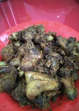 Bebek bumbu hitam(khas Madura)