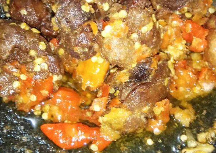 Resep Ati ampela sambel cobek By Mphiet Salim