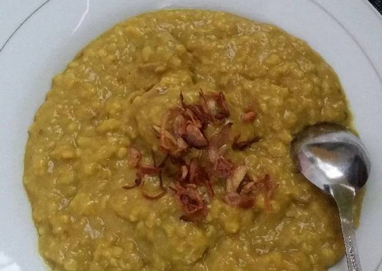 gambar untuk resep Bubur sehat havermut kare daging