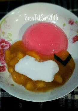 Water Cake toping Kolak Singkong ^-^