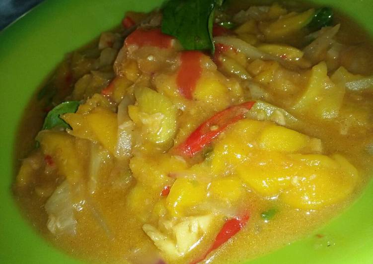 Tumis mangga genit. 😂