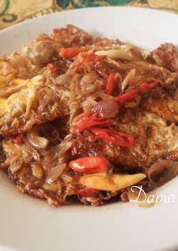 Telur goreng tumis kecap