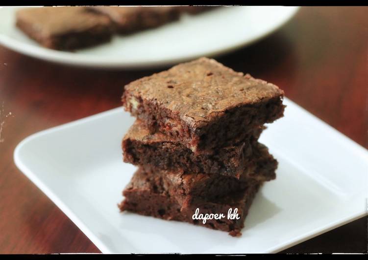 cara membuat Easy Banana Brownies ??