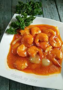 UDANG SAUS Pedas asam manis