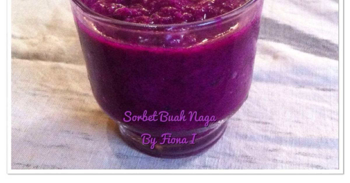 Resep Sorbet Buah Naga