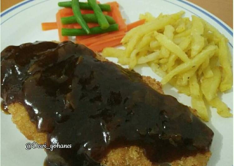 resep makanan Chicken katsu saus teriyaki