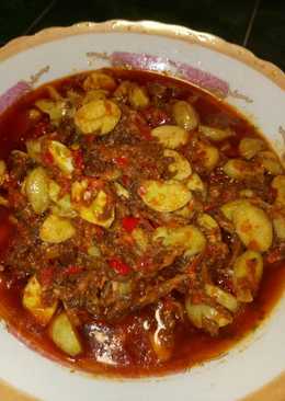 Sambal Jengkol jamur grigit