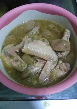 Ayam bakso kuah tumis