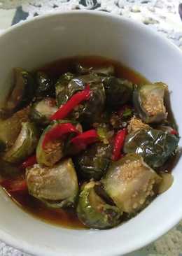 Tumis terong hijau