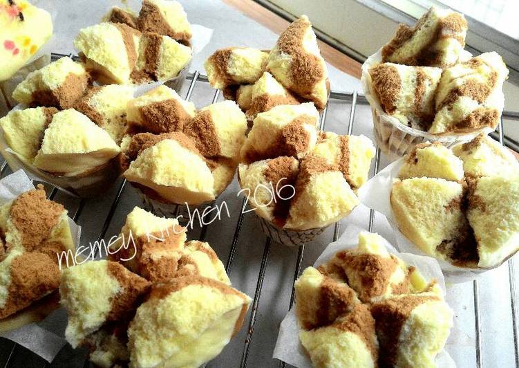 Resep Bolu kukus zebra no soda By MEMEY