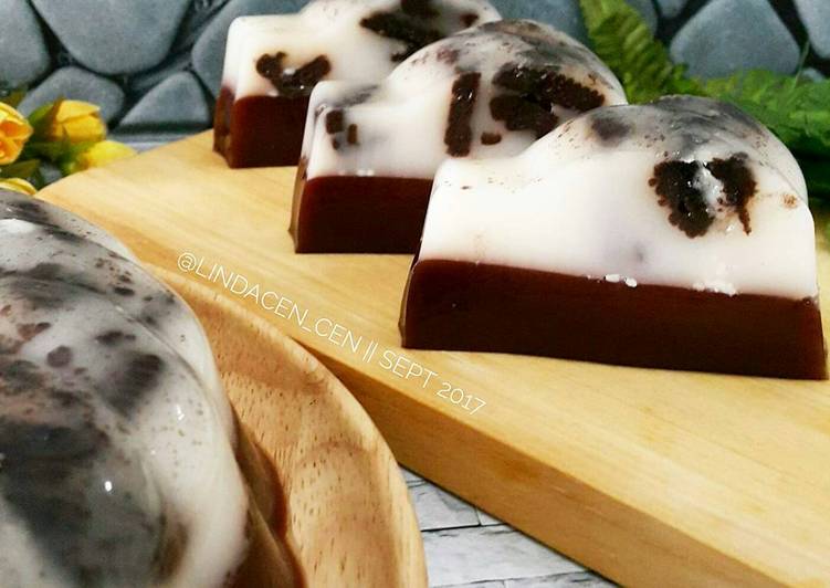 resep masakan Puding Oreo Coklat