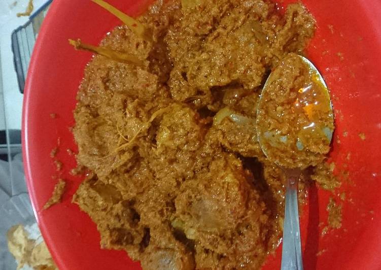 gambar untuk resep makanan Chicken rendang