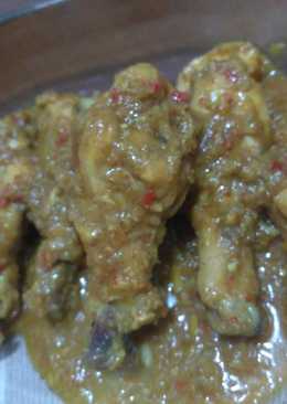 Ayam betutu bumbu kuning homade