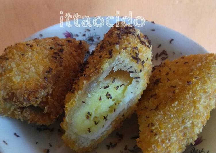 resep Olahan tape singkong: Roti goreng isi tape singkong